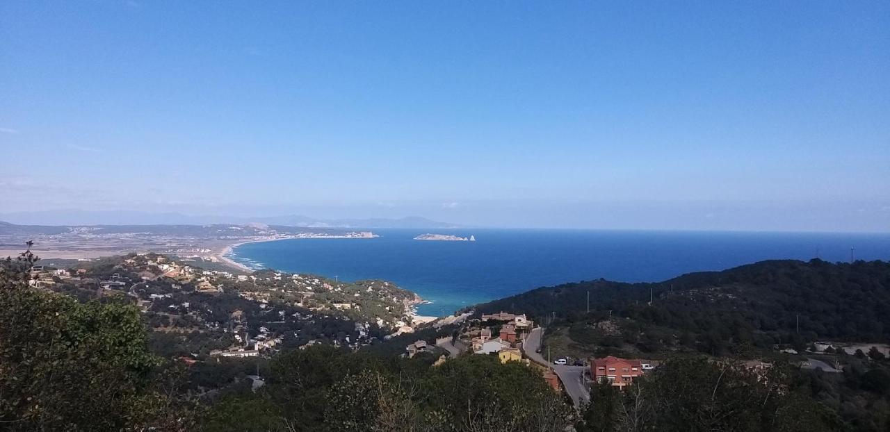 Precioso apartamento con piscina en Tamariu Bagian luar foto